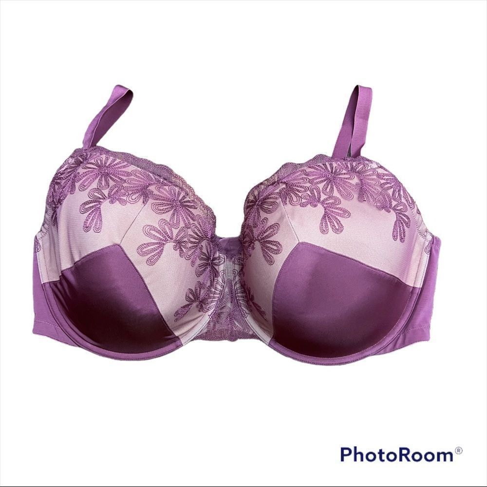 Adore Me Purple and Pink Bra